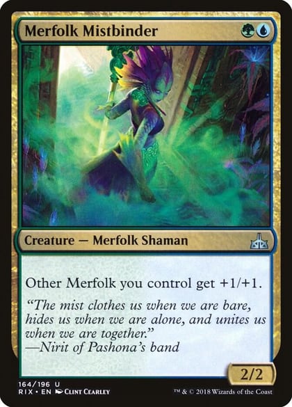 Merfolk Mistbinder, Rivals of Ixalan 164