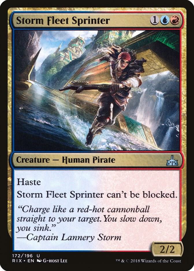 Storm Fleet Sprinter, Rivals of Ixalan 172