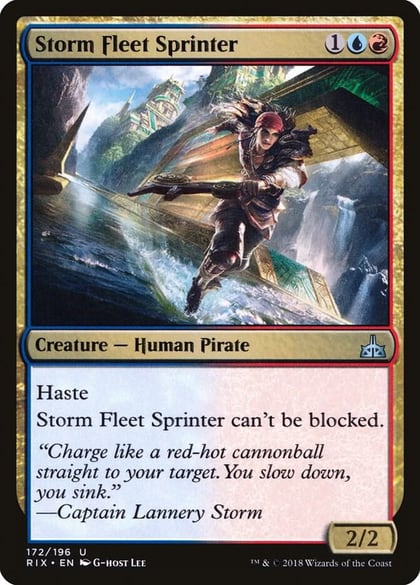 Storm Fleet Sprinter, Rivals of Ixalan 172