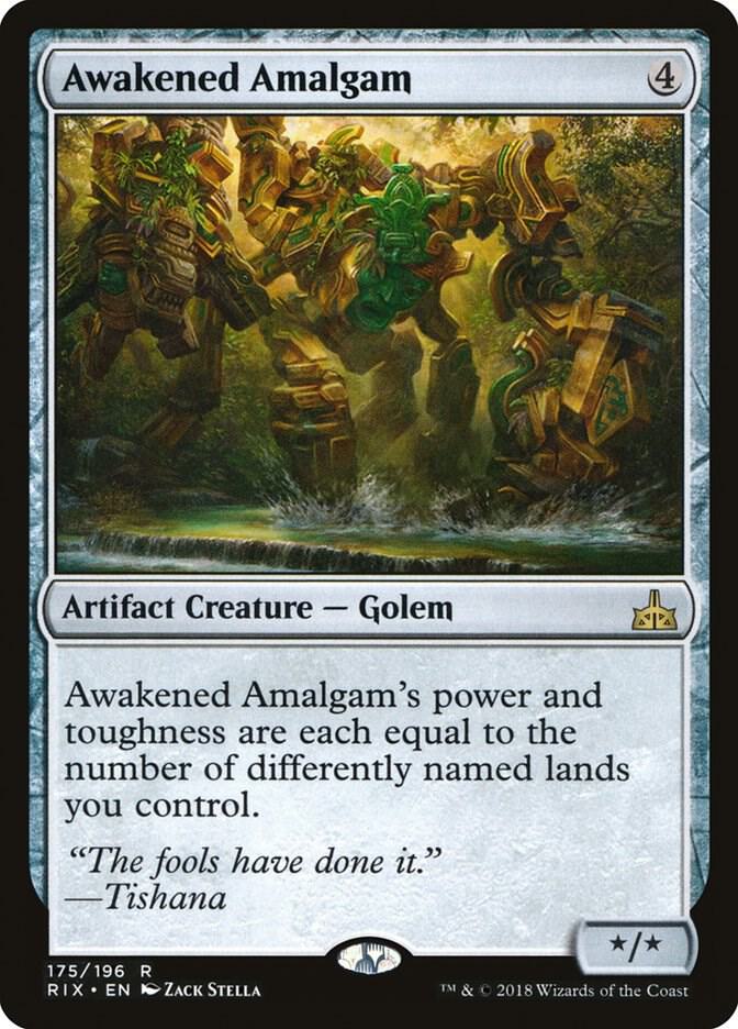 Awakened Amalgam, Rivals of Ixalan 175
