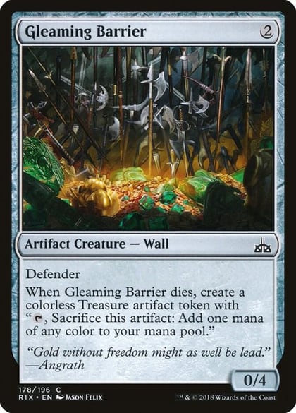 Gleaming Barrier, Rivals of Ixalan 178