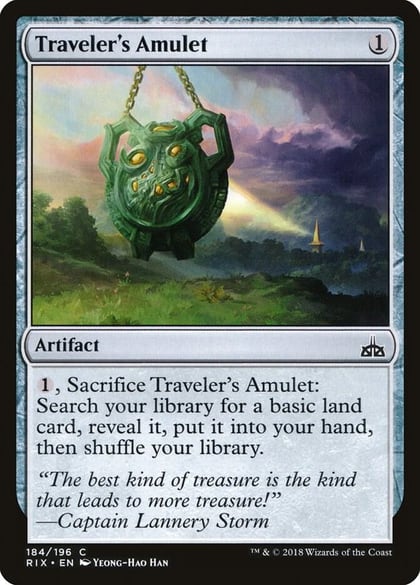 Traveler's Amulet, Rivals of Ixalan 184