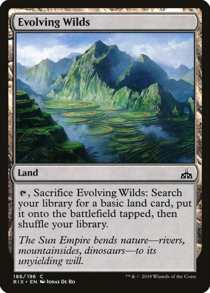 Evolving Wilds, Rivals of Ixalan 186