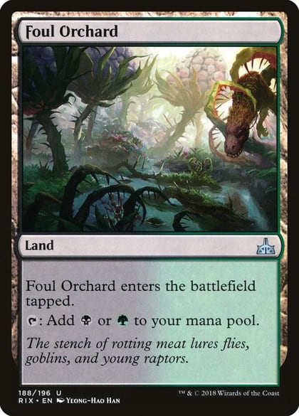 Foul Orchard, Rivals of Ixalan 188