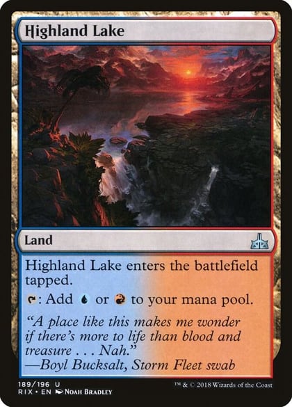 Highland Lake, Rivals of Ixalan 189