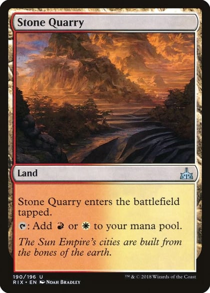 Stone Quarry, Rivals of Ixalan 190