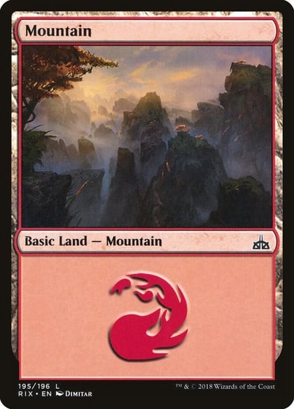 Mountain, Rivals of Ixalan 195