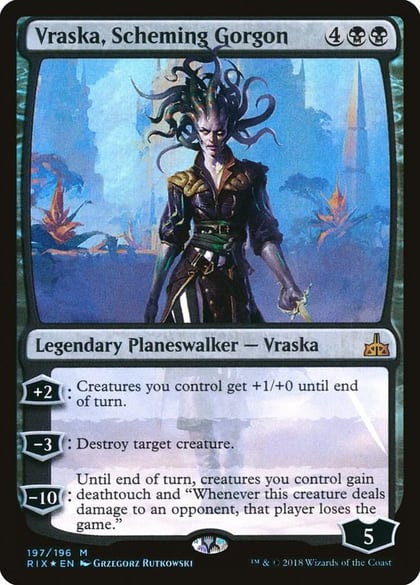Vraska, Scheming Gorgon, Rivals of Ixalan 197