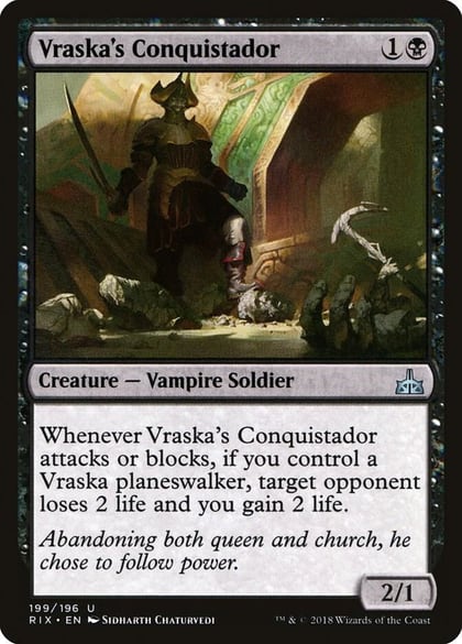 Vraska's Conquistador, Rivals of Ixalan 199