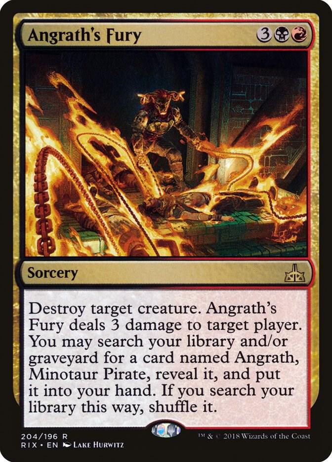 Angrath's Fury, Rivals of Ixalan 204