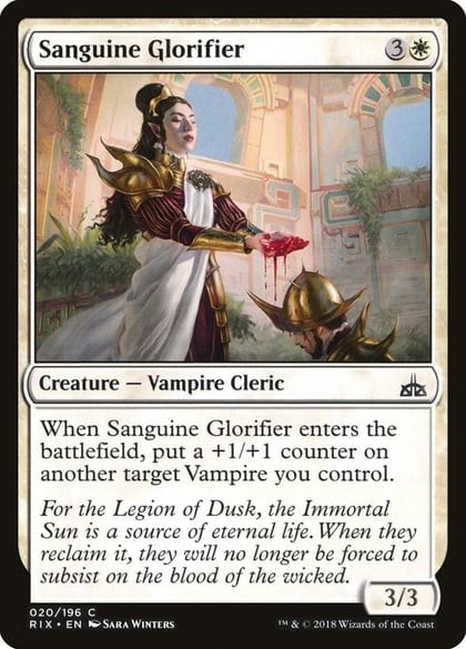 Sanguine Glorifier, Rivals of Ixalan 20