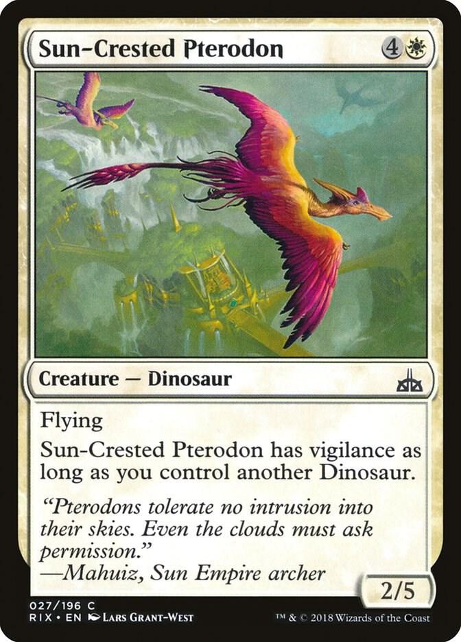 Sun-Crested Pterodon, Rivals of Ixalan 27