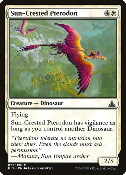 Sun-Crested Pterodon, Rivals of Ixalan 27