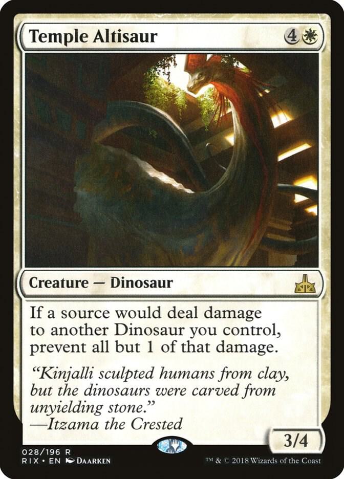 Temple Altisaur, Rivals of Ixalan 28
