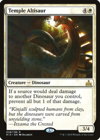 Temple Altisaur, Rivals of Ixalan 28