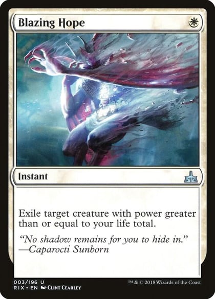 Blazing Hope, Rivals of Ixalan 3