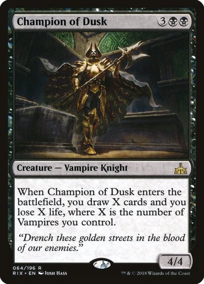 Champion of Dusk, Rivals of Ixalan 64