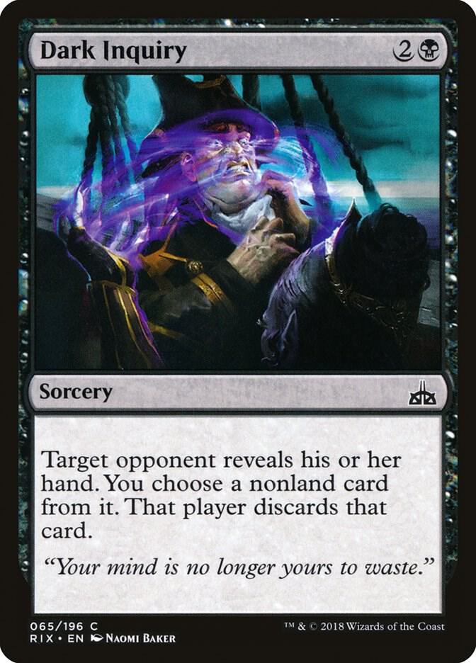 Dark Inquiry, Rivals of Ixalan 65