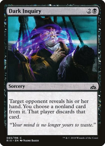 Dark Inquiry, Rivals of Ixalan 65