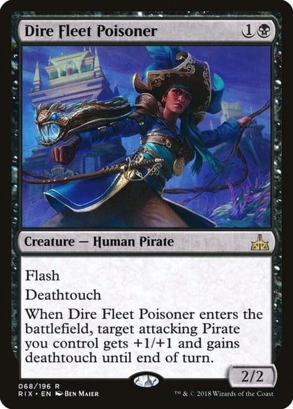 Dire Fleet Poisoner, Rivals of Ixalan 68