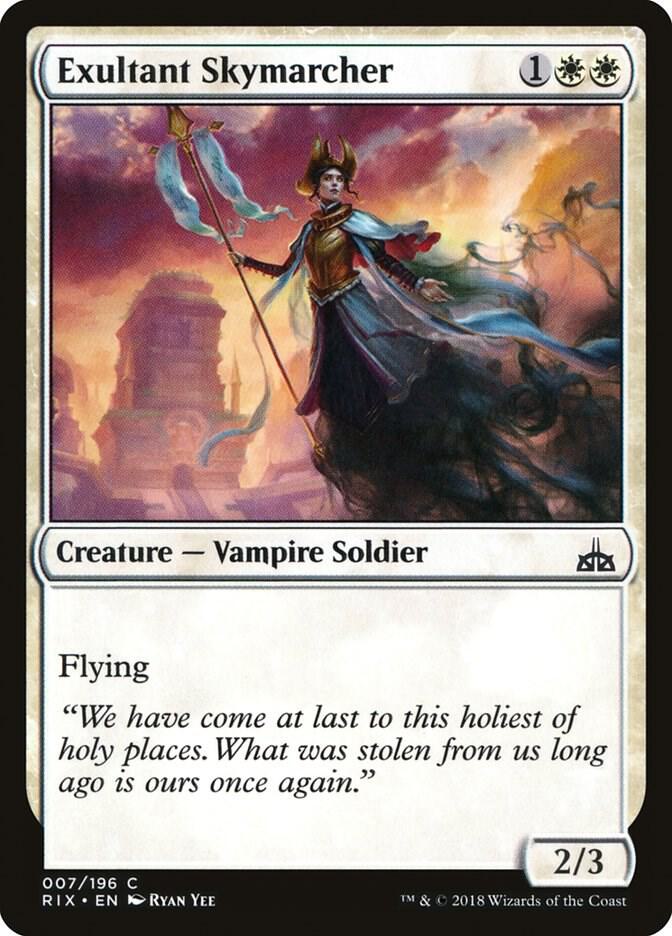 Exultant Skymarcher, Rivals of Ixalan 7