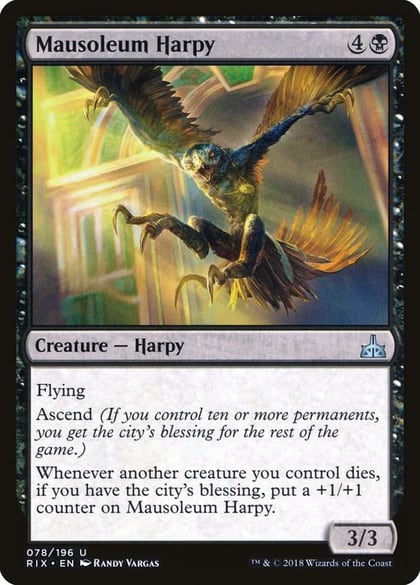 Mausoleum Harpy, Rivals of Ixalan 78