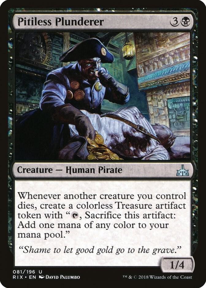 Pitiless Plunderer, Rivals of Ixalan 81