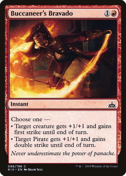 Buccaneer's Bravado, Rivals of Ixalan 96