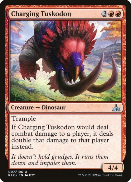 Charging Tuskodon, Rivals of Ixalan 97