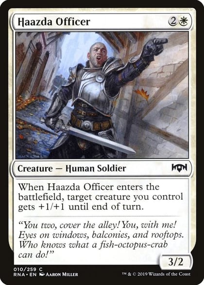 Haazda Officer, Ravnica Allegiance 10