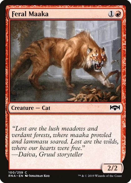 Feral Maaka, Ravnica Allegiance 100