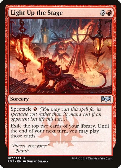 Light Up the Stage, Ravnica Allegiance 107