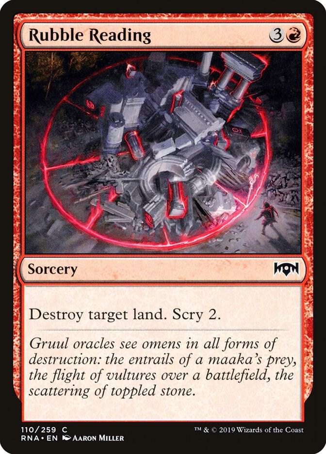Rubble Reading, Ravnica Allegiance 110