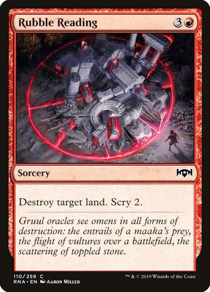 Rubble Reading, Ravnica Allegiance 110