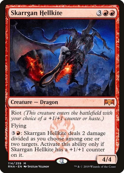 Skarrgan Hellkite, Ravnica Allegiance 114
