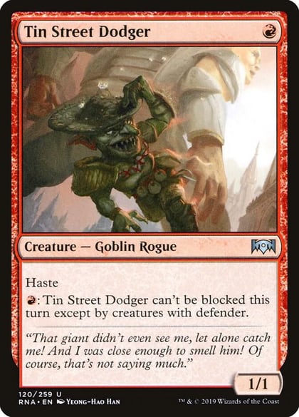 Tin Street Dodger, Ravnica Allegiance 120