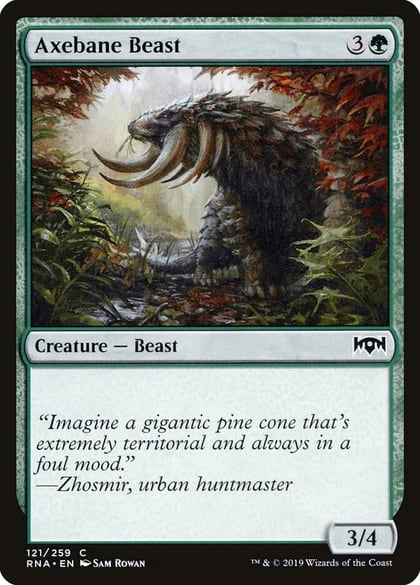 Axebane Beast, Ravnica Allegiance 121