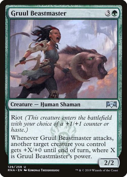 Gruul Beastmaster, Ravnica Allegiance 129