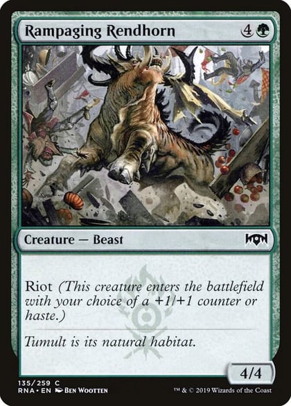 Rampaging Rendhorn, Ravnica Allegiance 135