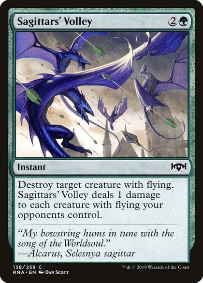 Sagittars' Volley, Ravnica Allegiance 138