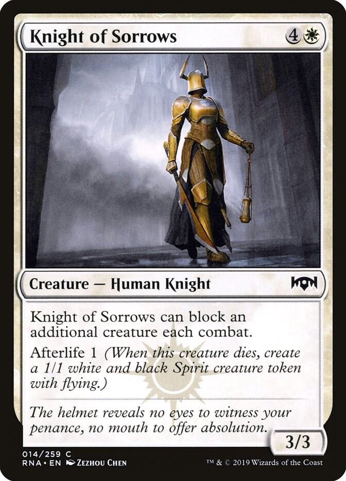 Knight of Sorrows, Ravnica Allegiance 14