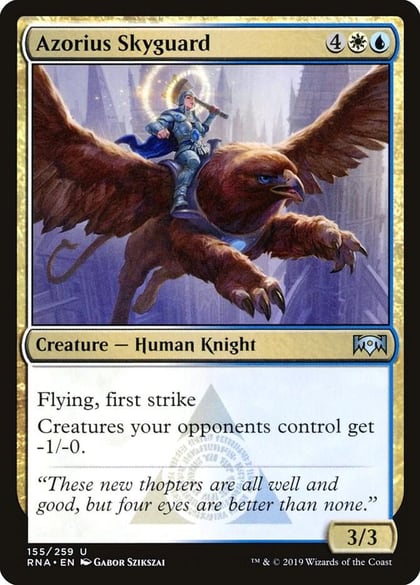 Azorius Skyguard, Ravnica Allegiance 155