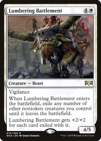 Lumbering Battlement, Ravnica Allegiance 15