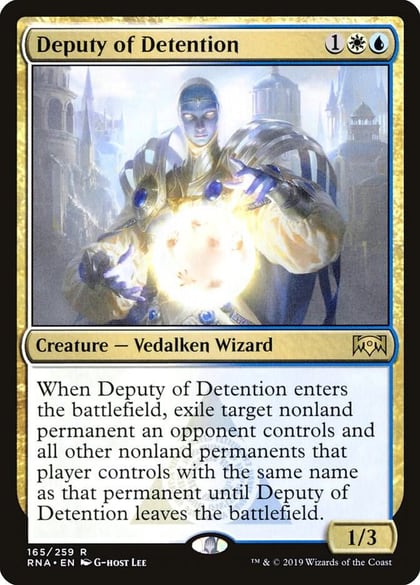 Deputy of Detention, Ravnica Allegiance 165