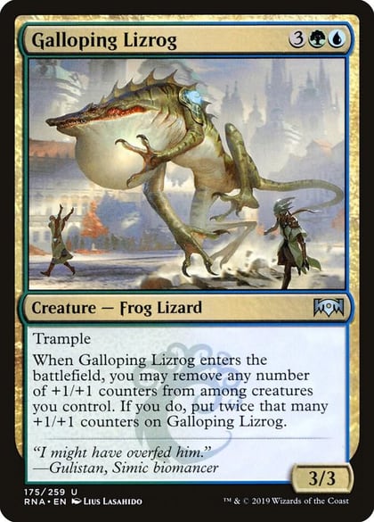 Galloping Lizrog, Ravnica Allegiance 175