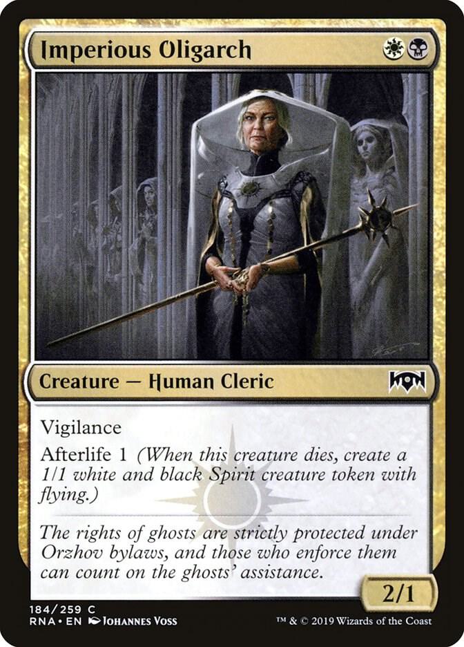 Imperious Oligarch, Ravnica Allegiance 184