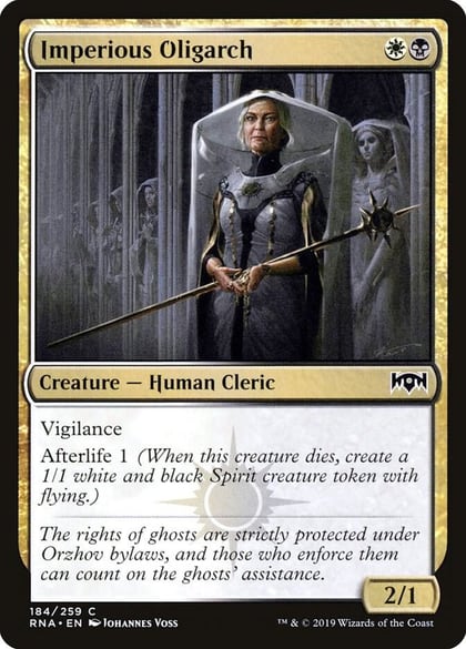 Imperious Oligarch, Ravnica Allegiance 184