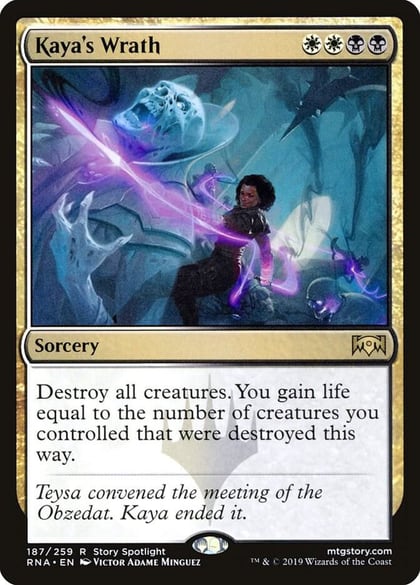 Kaya's Wrath, Ravnica Allegiance 187