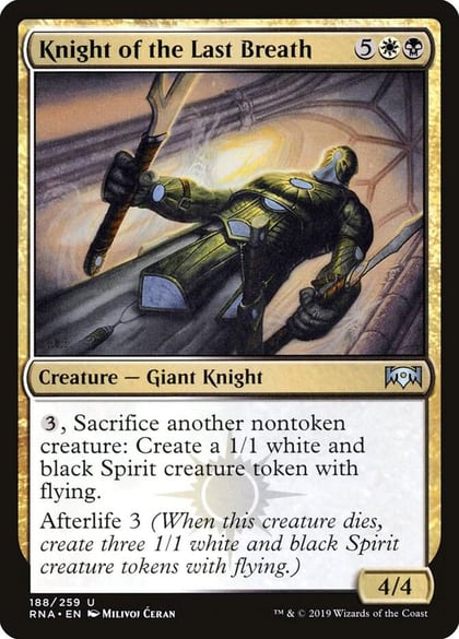Knight of the Last Breath, Ravnica Allegiance 188