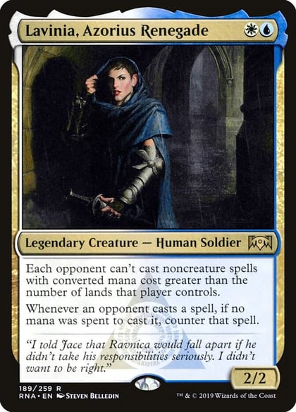 Lavinia, Azorius Renegade, Ravnica Allegiance 189